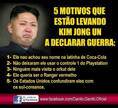 KIM JONG-UN, 30 ANOS, MERDA NA CABEÇA,LÍDER DA CORÉIA DO NORTE