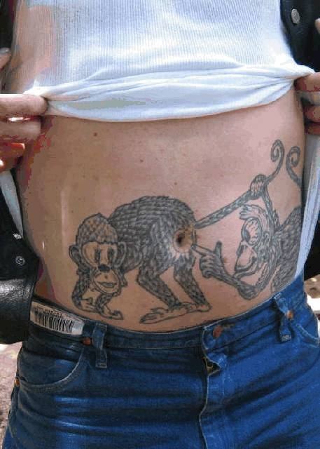 MUITO CRIATIVA ESSA TATUAGEM