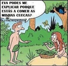 HAHAHA! EVA E ADÃO