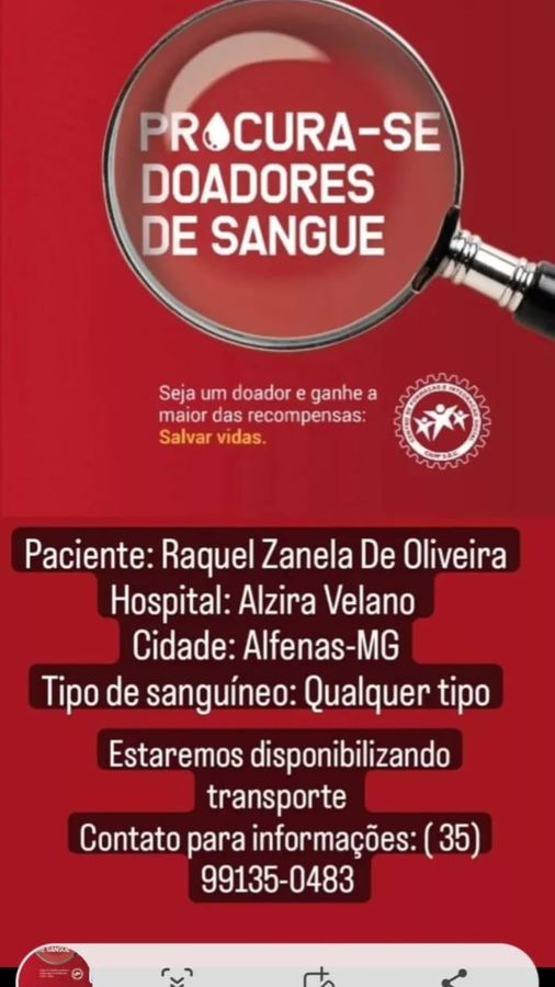 VOCÊ QUE É DOADOR DE SANGUE