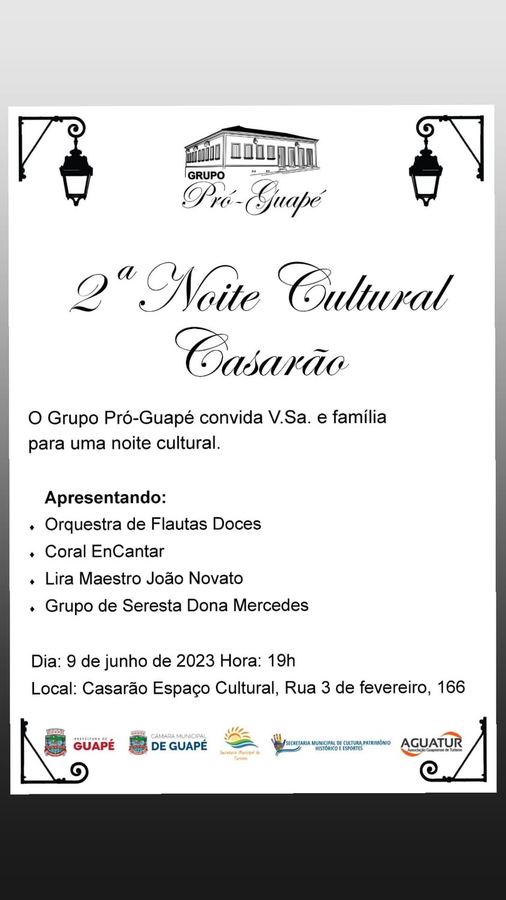 VEM AÍ, MAIS UMA NOITE DE GALA